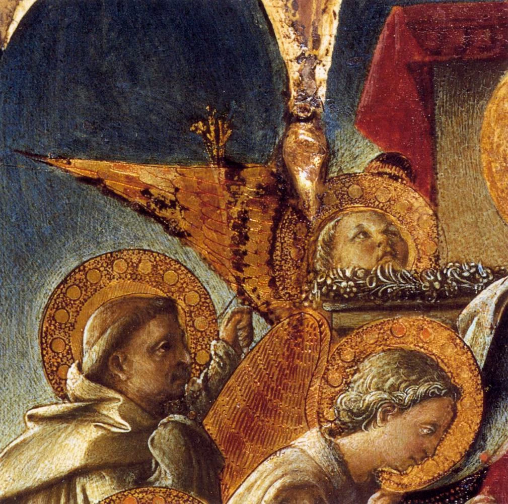 Madonna col Bambino in trono e santi - Museo della Collegiata, Empoli, dettaglio